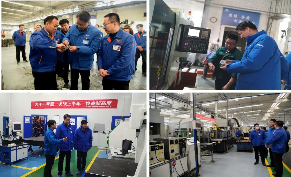 集團(tuán)公司領(lǐng)導(dǎo)帶隊(duì)深入各企業(yè)督導(dǎo)檢查工作